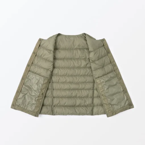 Hot Women's Lightweight Down Collarless Vest Women Lightweight Down Jackets & Vests