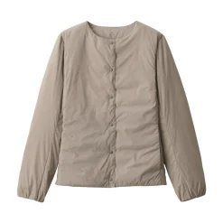 Fashion Women's Lightweight Down Collarless Jacket Women Lightweight Down Jackets & Vests
