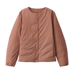 Fashion Women's Lightweight Down Collarless Jacket Women Lightweight Down Jackets & Vests