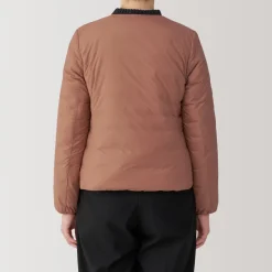 Fashion Women's Lightweight Down Collarless Jacket Women Lightweight Down Jackets & Vests