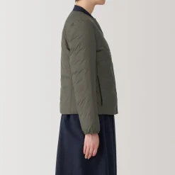 Fashion Women's Lightweight Down Collarless Jacket Women Lightweight Down Jackets & Vests