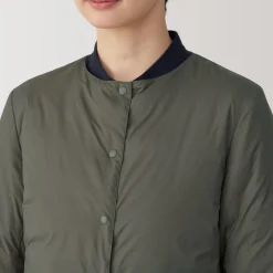 Fashion Women's Lightweight Down Collarless Jacket Women Lightweight Down Jackets & Vests
