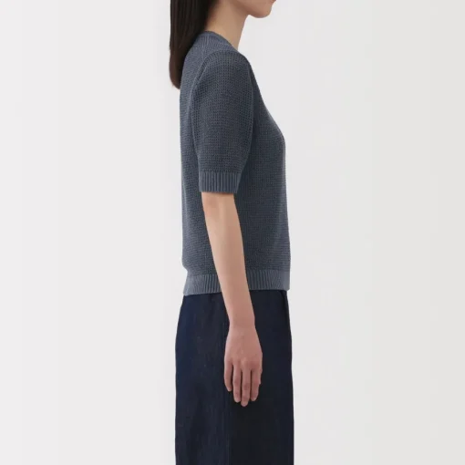 Clearance Women's Linen Blend Half Sleeve Sweater Women Sweaters & Cardigans
