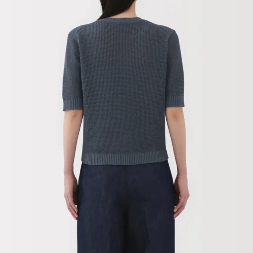 Clearance Women's Linen Blend Half Sleeve Sweater Women Sweaters & Cardigans