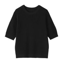 Clearance Women's Linen Blend Half Sleeve Sweater Women Sweaters & Cardigans