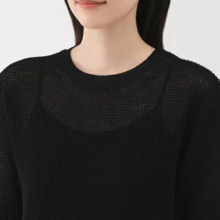 Clearance Women's Linen Blend Half Sleeve Sweater Women Sweaters & Cardigans