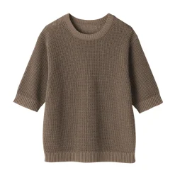 Clearance Women's Linen Blend Half Sleeve Sweater Women Sweaters & Cardigans