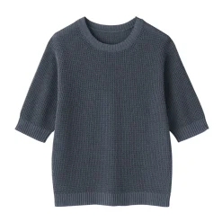 Clearance Women's Linen Blend Half Sleeve Sweater Women Sweaters & Cardigans
