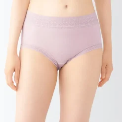 Outlet Women's Lyocell High-Rise Shorts with Lace Women Bras & Underwear