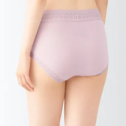 Outlet Women's Lyocell High-Rise Shorts with Lace Women Bras & Underwear
