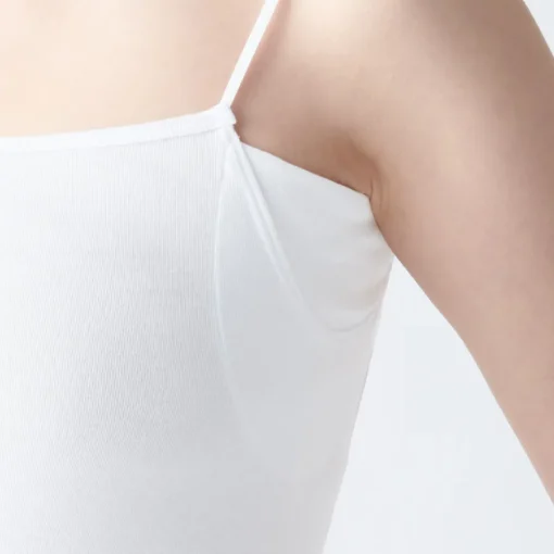 Sale Women's Moisture Wicking Cotton Camisole with Sweat Pads Women Moisture Wicking Innerwear|Moisture Wicking Innerwear