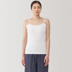 Outlet Women's Moisture-Wicking Cotton Camisole with Sweat Pads Women Moisture Wicking Innerwear|Moisture Wicking Innerwear