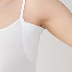 Outlet Women's Moisture-Wicking Cotton Camisole with Sweat Pads Women Moisture Wicking Innerwear|Moisture Wicking Innerwear