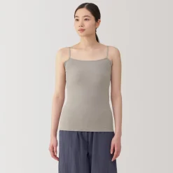 Outlet Women's Moisture-Wicking Cotton Camisole with Sweat Pads Women Moisture Wicking Innerwear|Moisture Wicking Innerwear