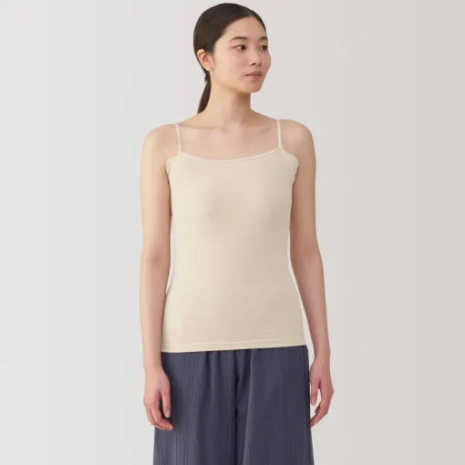 Outlet Women's Moisture-Wicking Cotton Camisole with Sweat Pads Women Moisture Wicking Innerwear|Moisture Wicking Innerwear