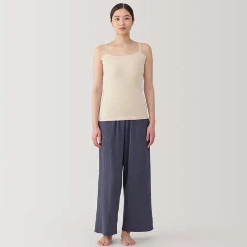 Outlet Women's Moisture-Wicking Cotton Camisole with Sweat Pads Women Moisture Wicking Innerwear|Moisture Wicking Innerwear