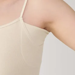Outlet Women's Moisture-Wicking Cotton Camisole with Sweat Pads Women Moisture Wicking Innerwear|Moisture Wicking Innerwear