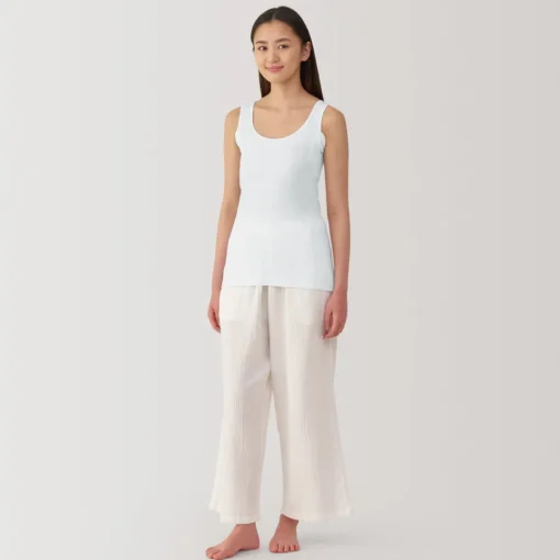 Online Women's Moisture-Wicking Cotton Tank Top with Sweat Pads Women Moisture Wicking Innerwear|Moisture Wicking Innerwear