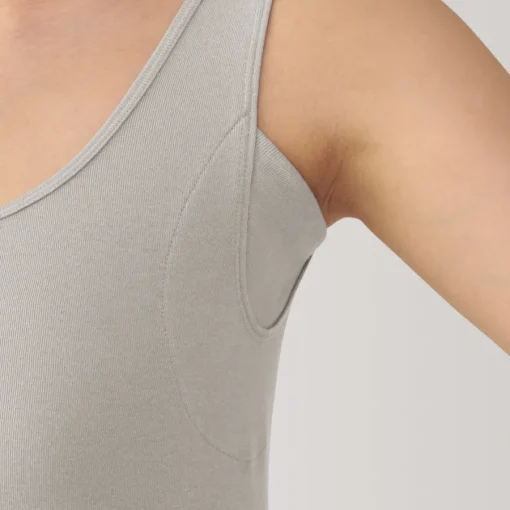 Online Women's Moisture-Wicking Cotton Tank Top with Sweat Pads Women Moisture Wicking Innerwear|Moisture Wicking Innerwear
