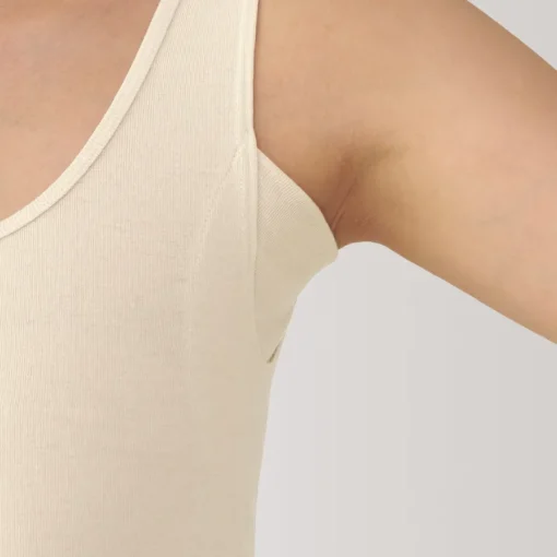 Online Women's Moisture-Wicking Cotton Tank Top with Sweat Pads Women Moisture Wicking Innerwear|Moisture Wicking Innerwear