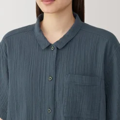 Fashion Women's Side Seamless Crepe Gauze Short Sleeve Pajamas Pajamas & Loungewear|Loungewear