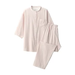 Discount Women's Side Seamless Lightweight Gauze 3/4 Sleeve Pajamas Pajamas & Loungewear|Loungewear