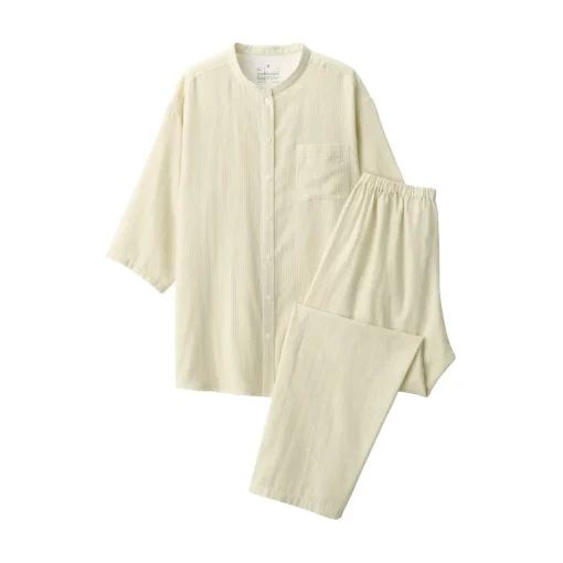 Discount Women's Side Seamless Lightweight Gauze 3/4 Sleeve Pajamas Pajamas & Loungewear|Loungewear