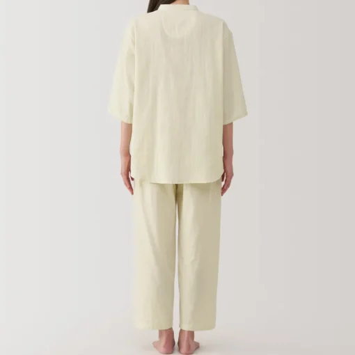 Discount Women's Side Seamless Lightweight Gauze 3/4 Sleeve Pajamas Pajamas & Loungewear|Loungewear