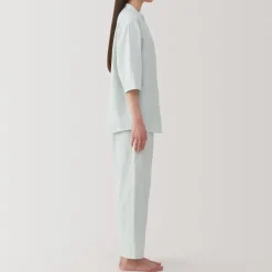 Discount Women's Side Seamless Lightweight Gauze 3/4 Sleeve Pajamas Pajamas & Loungewear|Loungewear