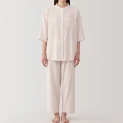 Discount Women's Side Seamless Lightweight Gauze 3/4 Sleeve Pajamas Pajamas & Loungewear|Loungewear