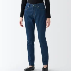 Sale Women's Stretch Denim Slim Pants Blue Women Denim