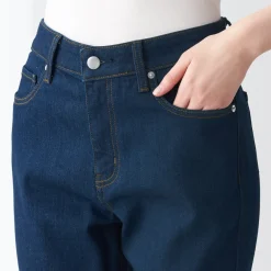 Sale Women's Stretch Denim Slim Pants Blue Women Denim