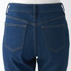 Sale Women's Stretch Denim Slim Pants Blue Women Denim