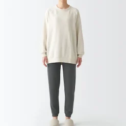 Outlet Women's Stretch French Terry Pants Pajamas & Loungewear|Loungewear