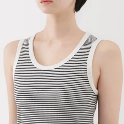 Clearance Women's Stretch Ribbed Striped Tank Top Women Tops & Shirts