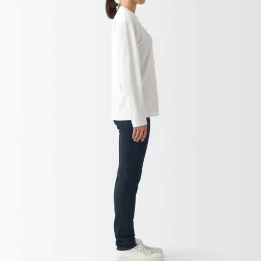 Outlet Women's Super Stretch Denim Skinny Pants (L 30inch / 75cm) Women Denim