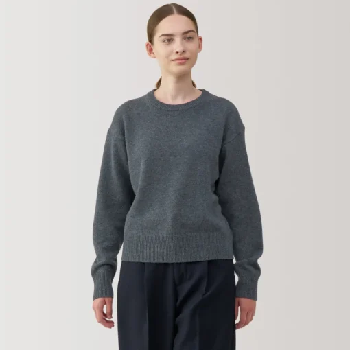 Online Women's Washable Mid-Gauge Crew Neck Sweater Women Sweaters & Cardigans
