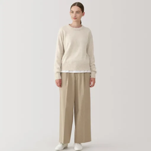 Online Women's Washable Mid-Gauge Crew Neck Sweater Women Sweaters & Cardigans