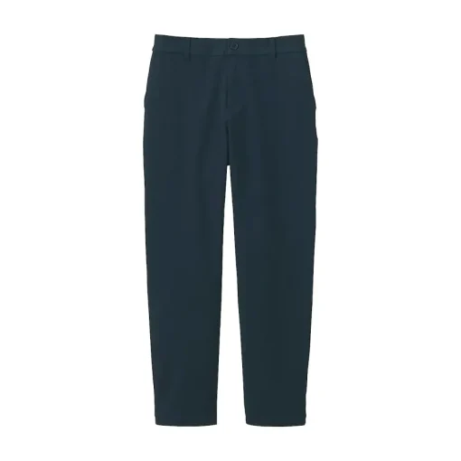 Outlet Women's 4-Way Stretch Chino Slim Tapered Pants (L 30inch / 75cm) Women Chino