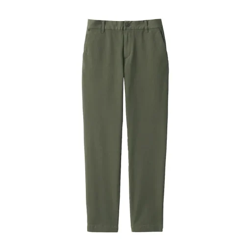 Hot Women's 4-Way Stretch Chino Slim Tapered Pants (L 32inch / 82cm) Women Chino