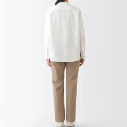 Hot Women's 4-Way Stretch Chino Slim Tapered Pants (L 32inch / 82cm) Women Chino