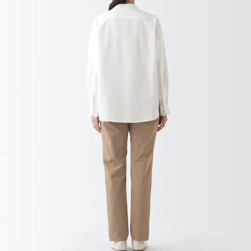 Hot Women's 4-Way Stretch Chino Slim Tapered Pants (L 32inch / 82cm) Women Chino