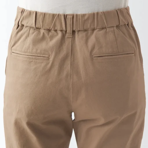 Hot Women's 4-Way Stretch Chino Slim Tapered Pants (L 32inch / 82cm) Women Chino