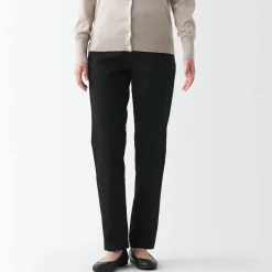 Hot Women's 4-Way Stretch Chino Slim Tapered Pants (L 32inch / 82cm) Women Chino