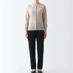 Hot Women's 4-Way Stretch Chino Slim Tapered Pants (L 32inch / 82cm) Women Chino