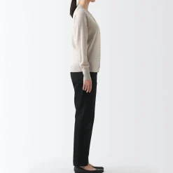 Hot Women's 4-Way Stretch Chino Slim Tapered Pants (L 32inch / 82cm) Women Chino