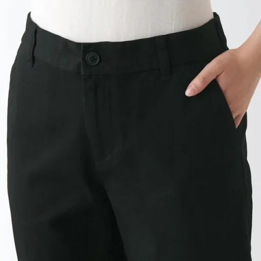 Hot Women's 4-Way Stretch Chino Slim Tapered Pants (L 32inch / 82cm) Women Chino