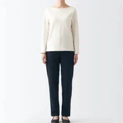 Hot Women's 4-Way Stretch Chino Slim Tapered Pants (L 32inch / 82cm) Women Chino