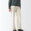Best Women's 4-Way Stretch Chino Wide Straight Pants (L 32inch / 80cm) Women Chino