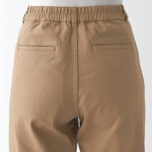 Best Women's 4-Way Stretch Chino Wide Straight Pants (L 32inch / 80cm) Women Chino